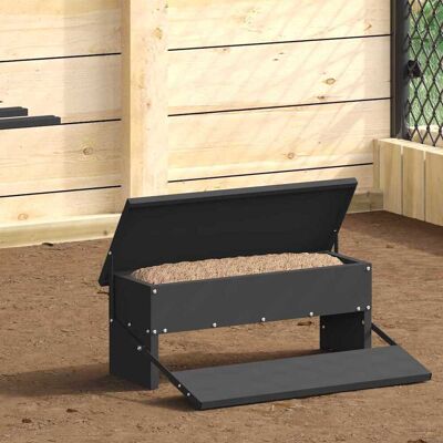 vidaXL Kylling treadle feeder Sort 48,5 x 39,5 x 19 cm Koldvalset Stål Sort 48,5 x 39,5 x 19 cm vidaXL Kylling treadle feeder Sort 48,5 x 39,5 x 19 cm Koldvalset Stål Sort 48,5 x 39,5 x 19 cm