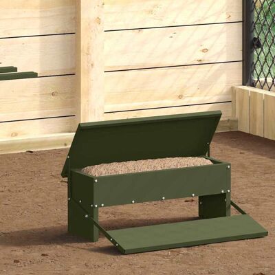 vidaXL Kylling treadle feeder Oliven grøn 48,5 x 39,5 x 19 cm Grøn 48,5 x 39,5 x 19 cm vidaXL Kylling treadle feeder Oliven grøn 48,5 x 39,5 x 19 cm Grøn 48,5 x 39,5 x 19 cm