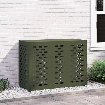 vidaXL Air Conditioner Cover Olivengrøn 110 x 50 x 80 cm Stål Olivengrøn 110 x 50 x 80 cm vidaXL Air Conditioner Cover Olivengrøn 110 x 50 x 80 cm Stål Olivengrøn 110 x 50 x 80 cm