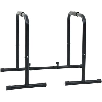 vidaXL Dip Bar Sort 116 x 66 x 74,5 cm Pulverlakeret stål Sort 116 x 66 x 74.5 cm vidaXL Dip Bar Sort 116 x 66 x 74,5 cm Pulverlakeret stål Sort 116 x 66 x 74.5 cm