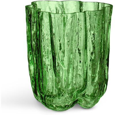 Crackle Vase Grøn, H 12cm - Kosta Boda Crackle Vase Grøn, H 12cm - Kosta Boda