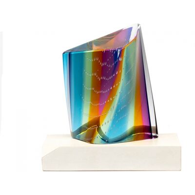 Rainbow Turn, H 12 Cm - Kosta Boda Rainbow Turn, H 12 Cm - Kosta Boda