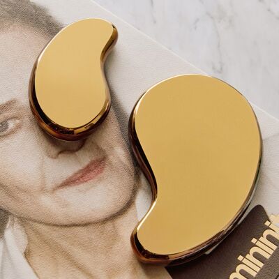 Tears Of Joy Guld 140mm + 95mm - Kosta Boda Tears Of Joy Guld 140mm + 95mm - Kosta Boda
