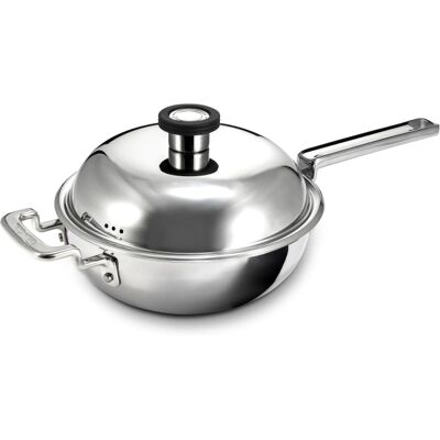 316-Series Wokpande & Låg, Ø 22 Cm - Robert Welch 316-Series Wokpande & Låg, Ø 22 Cm - Robert Welch