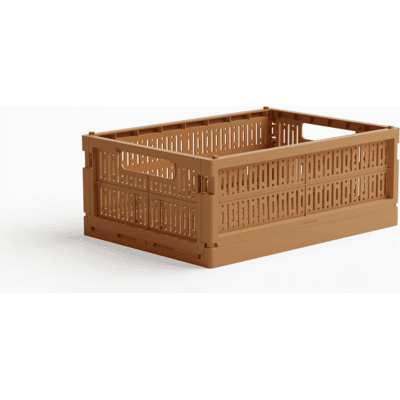 MadeCrate Foldekasse midi (flere varianter) Toffee Plast 24cm x 34cm x 13cm - Toffee - 24cm x 34cm x 13cm - Sigrid MadeCrate Foldekasse midi (flere varianter) Toffee Plast 24cm x 34cm x 13cm - Toffee - 24cm x 34cm x 13cm - Sigrid