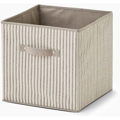 Zeller Rumdelerkasse i stof - Beige - 31cm x 31cm x 31cm - Ulrikke Zeller Rumdelerkasse i stof - Beige - 31cm x 31cm x 31cm - Ulrikke