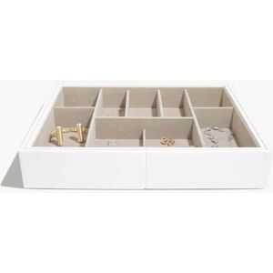 Stackers Smykke organizer (2 størrelser) - Hvid - 40,3cm x 31,3cm x 7,3cm - Adriana Stackers Smykke organizer (2 størrelser) - Hvid - 40,3cm x 31,3cm x 7,3cm - Adriana