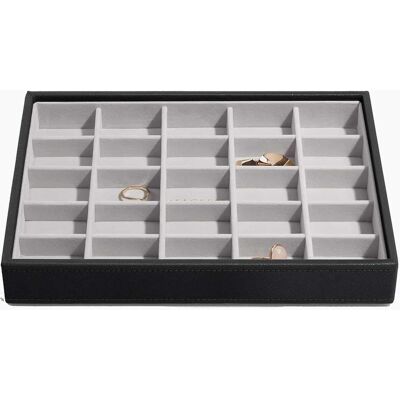 Stackers Stabelbart smykkeskrin (1 lag, sort) Sort Rektangulær Faux læder 25,4cm x 18,3cm x 3,8cm Yes - Sort - 25,4cm x 18,3cm x 3,8cm - Adriana Stackers Stabelbart smykkeskrin (1 lag, sort) Sort Rektangulær Faux læder 25,4cm x 18,3cm x 3,8cm Yes - Sort - 25,4cm x 18,3cm x 3,8cm - Adriana