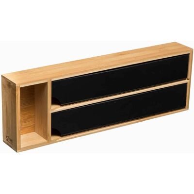 Five Stannioldispenser med to rum - Natur - 13,3cm x 39,7cm x 5,6cm - Blake Five Stannioldispenser med to rum - Natur - 13,3cm x 39,7cm x 5,6cm - Blake