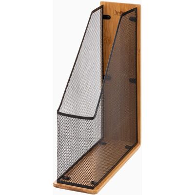 Five Dokumentholder i bambus og metal - Sort - 26cm x 35cm x 6,5cm - Brooklyn Five Dokumentholder i bambus og metal - Sort - 26cm x 35cm x 6,5cm - Brooklyn