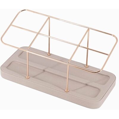 Stackers Holder til fjernbetjening (2 farver) Beige Rektangulær Faux læder 25cm x 10cm x 9,5cm - Beige - 25cm x 10cm x 9,5cm - Adriana Stackers Holder til fjernbetjening (2 farver) Beige Rektangulær Faux læder 25cm x 10cm x 9,5cm - Beige - 25cm x 10cm x 9,5cm - Adriana