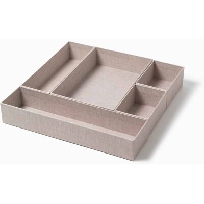 Bigso Skuffesæt (5 stk.) Beige Rektangulær Pap 7,5cm x 30cm x 5cm - Beige - 7,5cm x 30cm x 5cm - Svea Bigso Skuffesæt (5 stk.) Beige Rektangulær Pap 7,5cm x 30cm x 5cm - Beige - 7,5cm x 30cm x 5cm - Svea