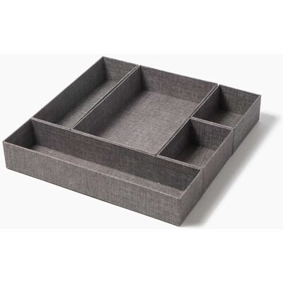 Bigso Skuffesæt (5 stk.) Grå Rektangulær Pap 7,5cm x 30cm x 5cm - Grå - 7,5cm x 30cm x 5cm - Svea Bigso Skuffesæt (5 stk.) Grå Rektangulær Pap 7,5cm x 30cm x 5cm - Grå - 7,5cm x 30cm x 5cm - Svea