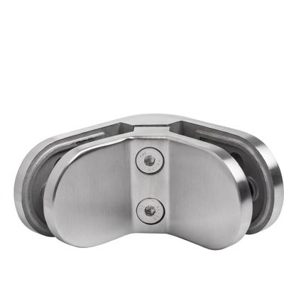 PSG Glasbeslag 6-12,76 Mm 90° Oval 82x45x30 Mm Pin Aisi 304 Satin PSG Glasbeslag 6-12,76 Mm 90° Oval 82x45x30 Mm Pin Aisi 304 Satin