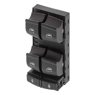 TOPRAN 119 314 Elektrisk Rudeswitch - Sikkerhed, Sort - Passer til Audi A6 Q7 TOPRAN 119 314 Elektrisk Rudeswitch - Sikkerhed, Sort - Passer til Audi A6 Q7