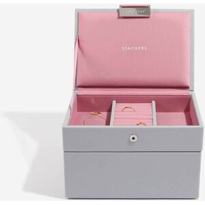 Lille Smykkeskrin - Stackers Mini Grey & Rose M. 2 Moduler Lille Smykkeskrin - Stackers Mini Grey & Rose M. 2 Moduler
