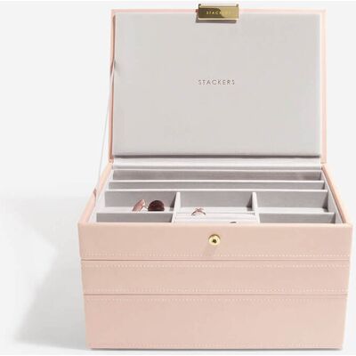 Smykkeskrin - Stackers Classic Blush Pink Gold M. 3 Moduler Smykkeskrin - Stackers Classic Blush Pink Gold M. 3 Moduler