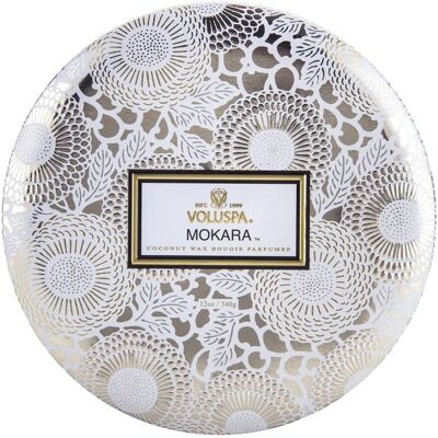 Voluspa Mokara Lys - Dekorativ Metallboks - 340g Voluspa Mokara Lys - Dekorativ Metallboks - 340g