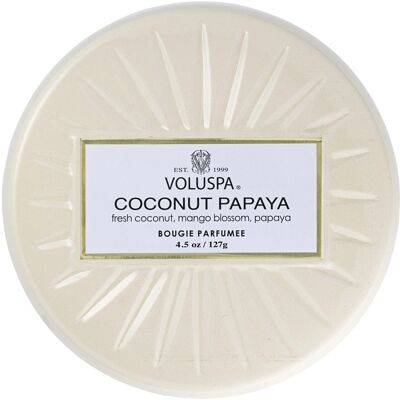 VOLUSPA Mini Duftlys med Kokos og Papaya - Hjemmeduft VOLUSPA Mini Duftlys med Kokos og Papaya - Hjemmeduft