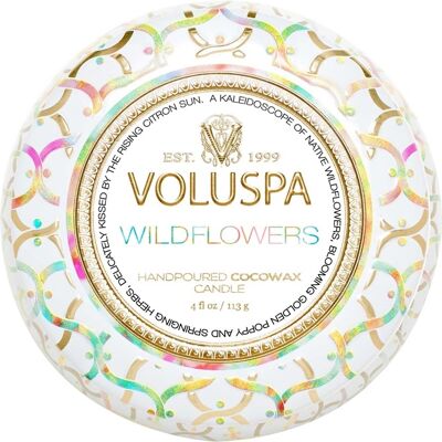 Voluspa Wildflowers Mini Bokslys - Duftlys Voluspa Wildflowers Mini Bokslys - Duftlys
