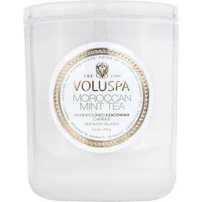 Duftr Candle Moroccan Mint Tea fra Voluspa Maison Blanc - 270g Duftr Candle Moroccan Mint Tea fra Voluspa Maison Blanc - 270g