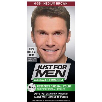 Just For Men Original Formel Mellembrun Hårfarve Just For Men Original Formel Mellembrun Hårfarve