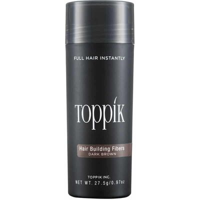 Toppik Hårfibre - Mørk Brun - 27,5g - Hårtykkelse Toppik Hårfibre - Mørk Brun - 27,5g - Hårtykkelse