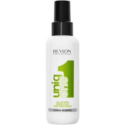 Revlon Professional Uniq One Grøn Te Alt-i-ET Hårbehandling 150 ml - Hårbehandlings Spray Revlon Professional Uniq One Grøn Te Alt-i-ET Hårbehandling 150 ml - Hårbehandlings Spray