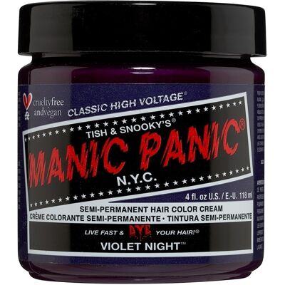 Manic Panic Violet Night Semi-permanent Hårfarve - Hårfarve Manic Panic Violet Night Semi-permanent Hårfarve - Hårfarve