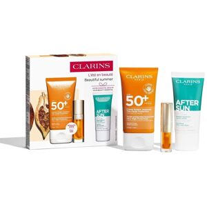 Clarins solbeskyttelsessæt SPF50+ - 3 stk Clarins solbeskyttelsessæt SPF50+ - 3 stk