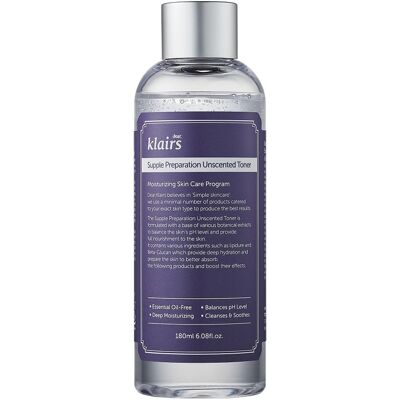 kære, klairs Supple Preparation Uparfumeret Toner (180ml) kære, klairs Supple Preparation Uparfumeret Toner (180ml)
