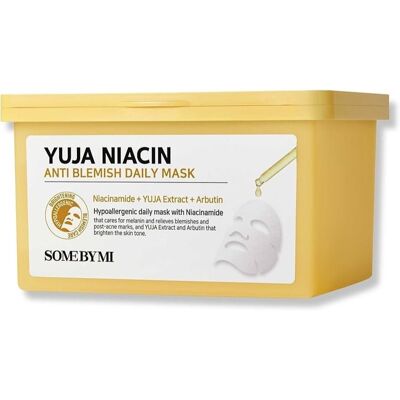 SOME BY MI Yuja Niacin Anti-Blemish Daily Mask 30pcs SOME BY MI Yuja Niacin Anti-Blemish Daily Mask 30pcs