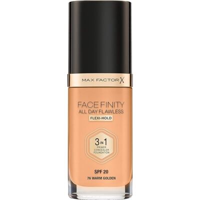 Max Factor W76 Varm Guld 3-i-1 Foundation - Foundation Max Factor W76 Varm Guld 3-i-1 Foundation - Foundation