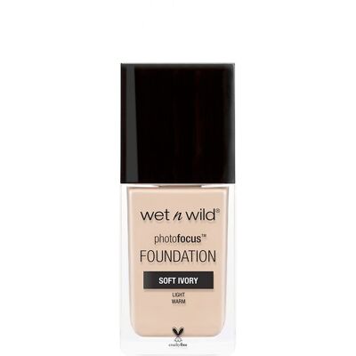 Wet n Wild Photo Focus Foundation Soft Ivory 30ml Wet n Wild Photo Focus Foundation Soft Ivory 30ml