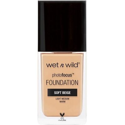 Wet n Wild Photo Focus Foundation Soft Beige 30ml Wet n Wild Photo Focus Foundation Soft Beige 30ml