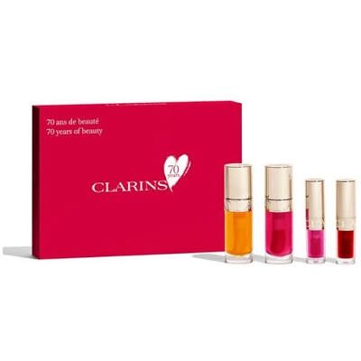 Clarins Lip Comfort Oil - Samling med Forskellige Smagsvarianter Clarins Lip Comfort Oil - Samling med Forskellige Smagsvarianter