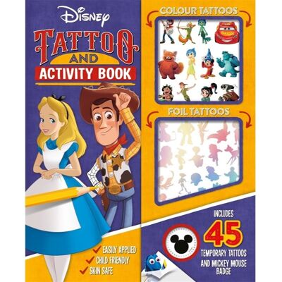 Disney Tattoo And Activity Book Disney Tattoo And Activity Book