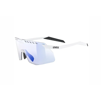 Uvex Pace Stage Variomatic Small glasses White Matt/Mirror Blue Uvex Pace Stage Variomatic Small glasses White Matt/Mirror Blue