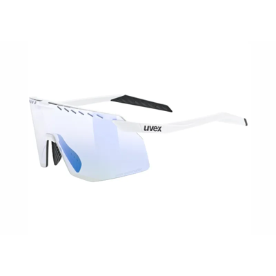 Uvex Pace Stage Variomatic glasses White Matt/Mirror Blue Uvex Pace Stage Variomatic glasses White Matt/Mirror Blue
