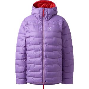 Haglöfs ROC Flash Down hood W women's jacket Purple Ice/Tech Red size S Haglöfs ROC Flash Down hood W women's jacket Purple Ice/Tech Red size S