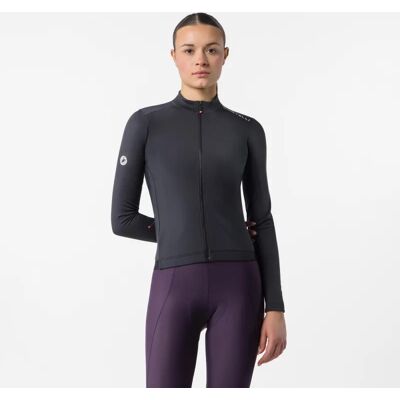 Castelli Espresso Thermal 2 women's long sleeve jersey Black/White size L Castelli Espresso Thermal 2 women's long sleeve jersey Black/White size L