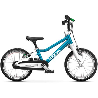 Woom GO 2 children's bike 14" Metallic Blue 14" Woom GO 2 children's bike 14" Metallic Blue 14"