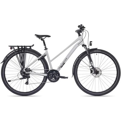 Rock Machine Rokk 40 Easy Entry trekking bike Gloss Limerock Grey vel. 17.0" (M) Rock Machine Rokk 40 Easy Entry trekking bike Gloss Limerock Grey vel. 17.0" (M)