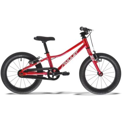 AMULET 16 Tomcat children's bike metallic red/silver 16 AMULET 16 Tomcat children's bike metallic red/silver 16