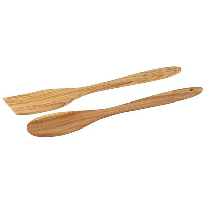 Pepper style by Bisetti srl Grydeske og palet i oliventræ slankt design Pepper style by Bisetti srl Grydeske og palet i oliventræ slankt design