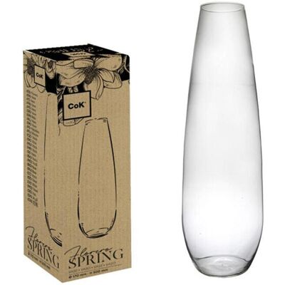 Cegeco Vase Glas Ø170 mm H: 500 Spring Cegeco Vase Glas Ø170 mm H: 500 Spring