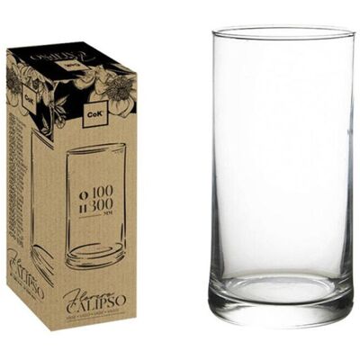 Cegeco Vase Glas Ø 100 mm H: 300 Calipso Cegeco Vase Glas Ø 100 mm H: 300 Calipso