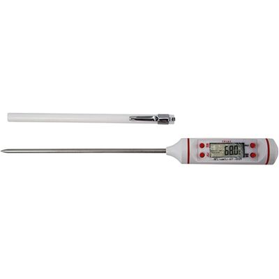 Termometerfabriken Grill termometer indstik digital -50/+300, Hvid/rød Termometerfabriken Grill termometer indstik digital -50/+300, Hvid/rød