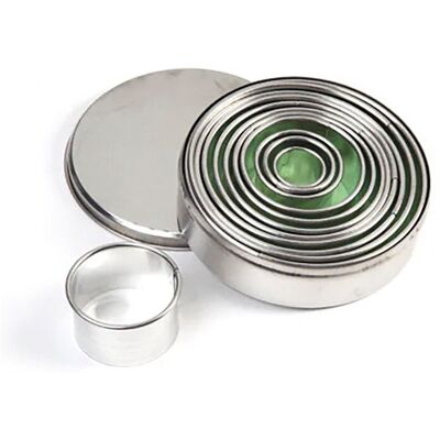 Pavoni Udstikkersæt Glat 12 stk 22-110mm Pavoni Udstikkersæt Glat 12 stk 22-110mm