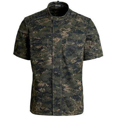 Kentaur Kokkejakke Biker camouflage str. XL Kentaur Kokkejakke Biker camouflage str. XL